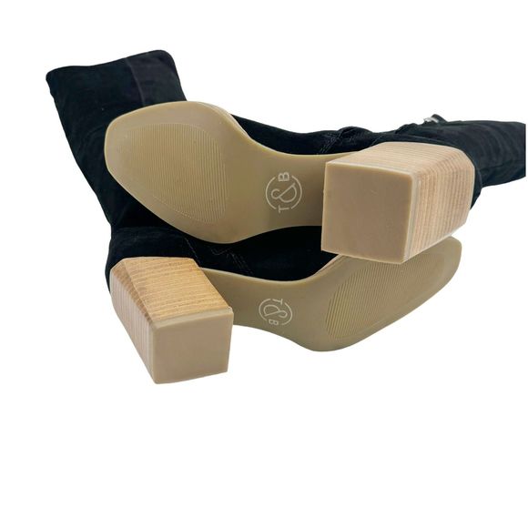 TREASURE & BOND Women's Dylan Over-the-Knee Black Suede Boots size 7M NWOB - Picture 8 of 12